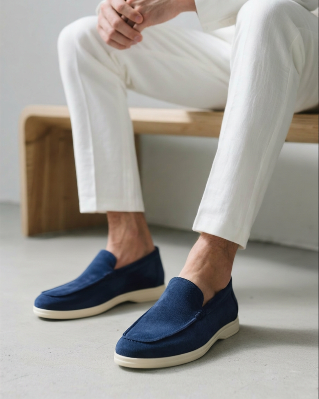Mocasines de Gamuza para Hombre con Plantilla de Apoyo