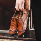 Mocasines de Piel Cosidos a Mano para Hombre - vista 2