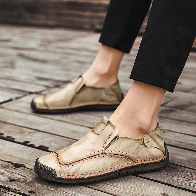 Mocasines de Piel Cosidos a Mano para Hombre - vista 6