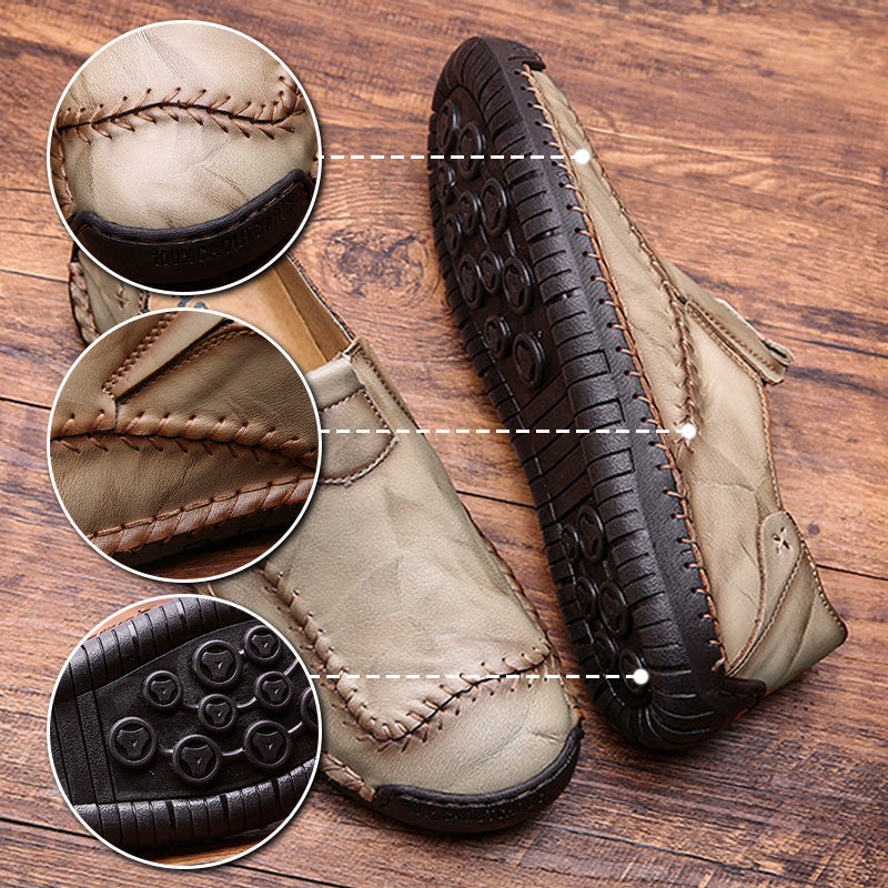 Mocasines de Piel Cosidos a Mano para Hombre - vista 7
