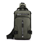 Mochila Cruzada Impermeable para Hombre Multifuncional - vista 3