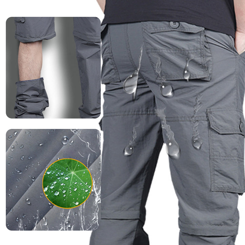 Pantalón Cargo Desmontable 2 en 1 para Hombre Senderismo - vista 3