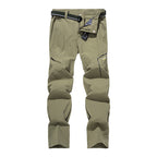 Pantalón Softshell de Secado Rápido para Hombre Tallas Grandes en color caqui