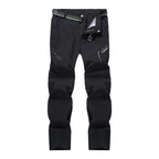 Pantalón Softshell de Secado Rápido para Hombre Tallas Grandes en color negro