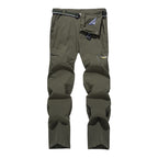 Pantalón Softshell de Secado Rápido para Hombre Tallas Grandes en color verde
