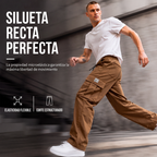 Pantalón Cargo Holgado para Hombre con Cordón - vista 3