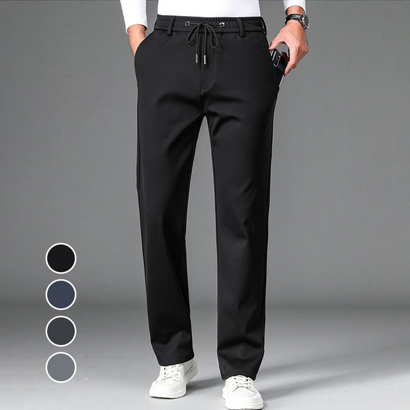 Pantalón Deportivo Recto de Algodón Mercerizado para Hombre