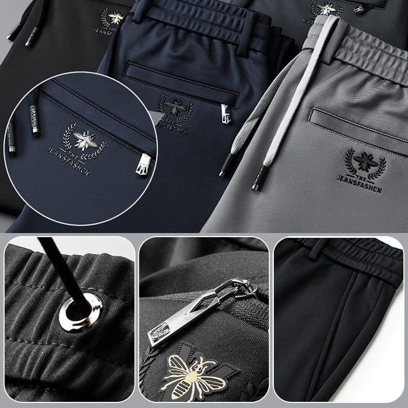 Pantalón Deportivo Recto de Algodón Mercerizado para Hombre - vista 8