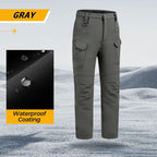 Pantalón de Senderismo con Forro Térmico para Hombre en color gris