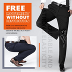Pantalón de Vestir Elástico para Hombre Corte Clásico - vista 12