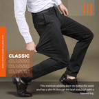 Pantalón de Vestir Elástico para Hombre Corte Clásico - vista 8