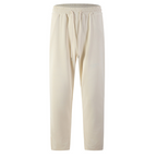 Pantalón Waffle para Hombre con Cordón Pierna Recta en color caqui