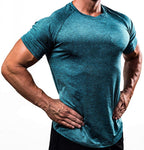 Playera Deportiva de Secado Rápido para Hombre en color verde