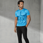 Playera con Estampado 3D de Músculos para Hombre - vista 6