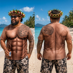 Playera con Estampado de Músculos y Tatuajes para Hombre - vista 7