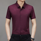 Playera Polo de Algodón Mercerizado para Hombre en color borgoña