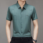 Playera Polo de Algodón Mercerizado para Hombre en color verde