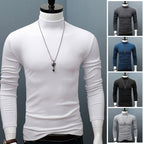 Playera Térmica de Cuello Alto para Hombre Algodón