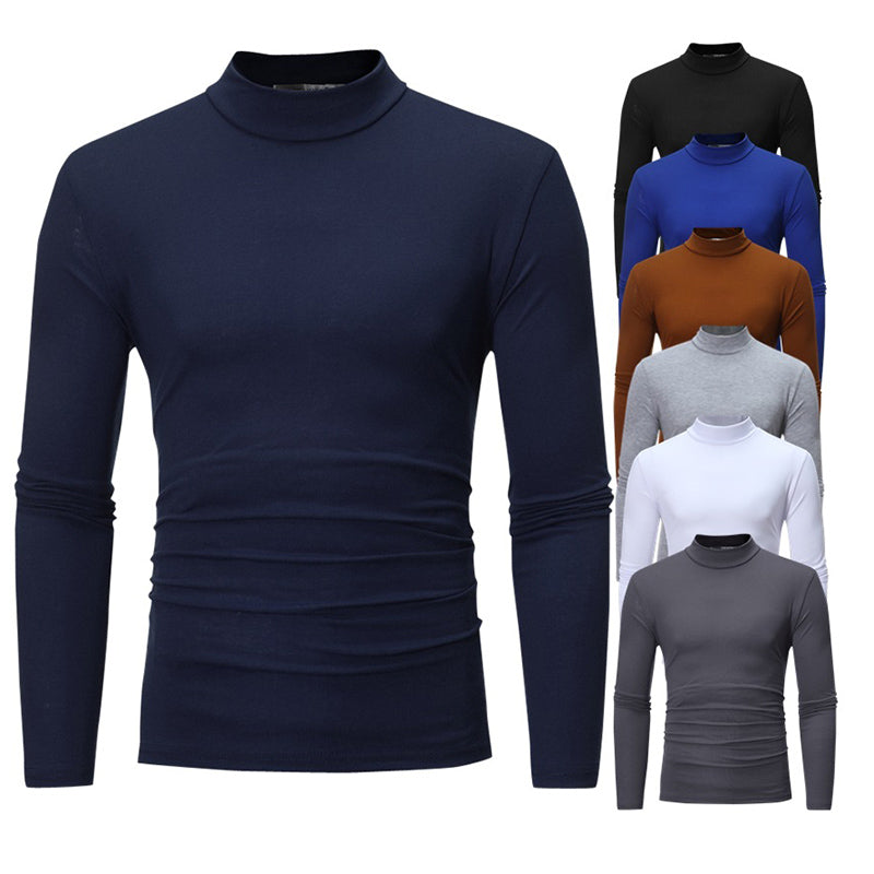 Playera Térmica de Cuello Alto para Hombre Algodón - vista 2