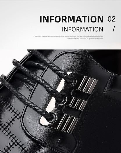 🔥Nueva venta caliente🔥Zapatos de cuero cómodos de alta gama para hombres (compre 2 pares de envío gratis)