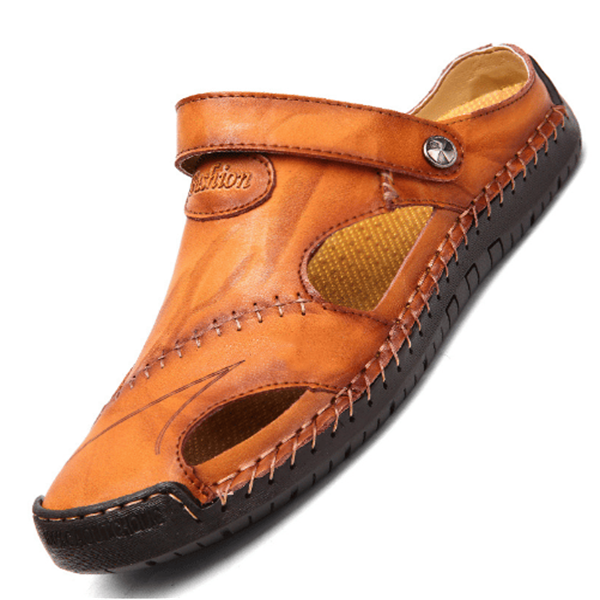 Sandalias de Piel Hechas a Mano para Hombre - vista 11
