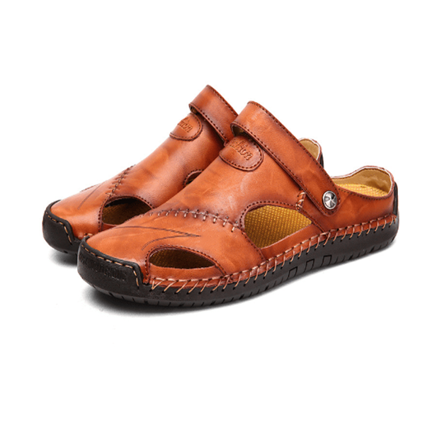 Sandalias de Piel Hechas a Mano para Hombre - vista 8