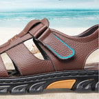 Sandalias de Piel para Hombre con Plantilla de Masaje - vista 6