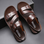 Sandalias de Piel para Hombre Punta Abierta - vista 10