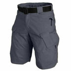 Shorts Tácticos para Hombre Resistentes con Bolsillos en color gris