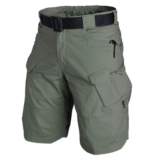 Shorts Tácticos para Hombre Resistentes con Bolsillos en color verde