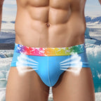 Slips de Malla para Hombre Talle Bajo con Ribete de Color - vista 2
