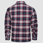 Sobrecamisa de Franela a Cuadros con Forro Sherpa para Hombre - vista 9