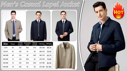 【40% OFF】Chaqueta informal con solapa para hombre de alta calidad Paul™