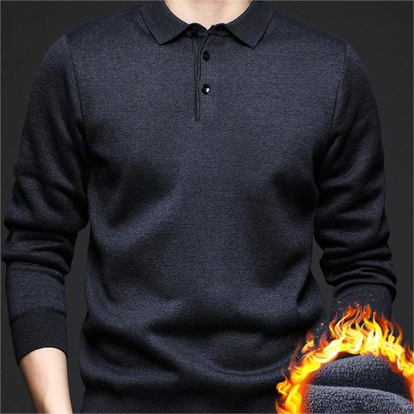 🔥Nueva gran oferta🔥Camisa con solapa para hombre, cálida y cómoda [40% de descuento]