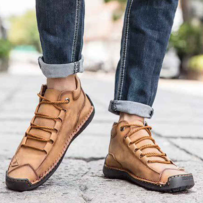 【Hecho a mano】Zapatos de exterior de cuero genuino🔥 50% OFF 🔥