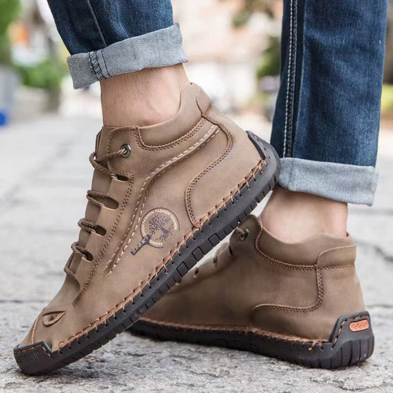 【Hecho a mano】Zapatos de exterior de cuero genuino🔥 50% OFF 🔥