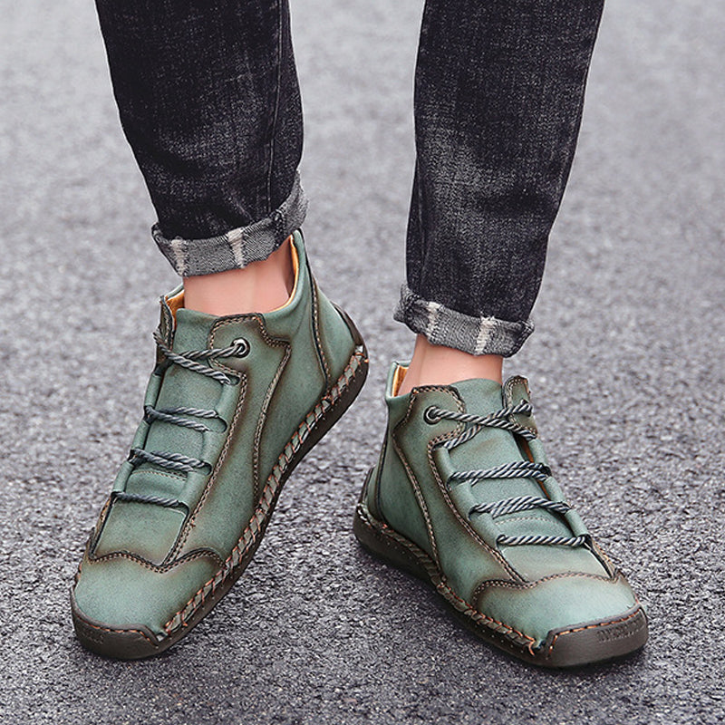 【Hecho a mano】Zapatos de exterior de cuero genuino🔥 50% OFF 🔥