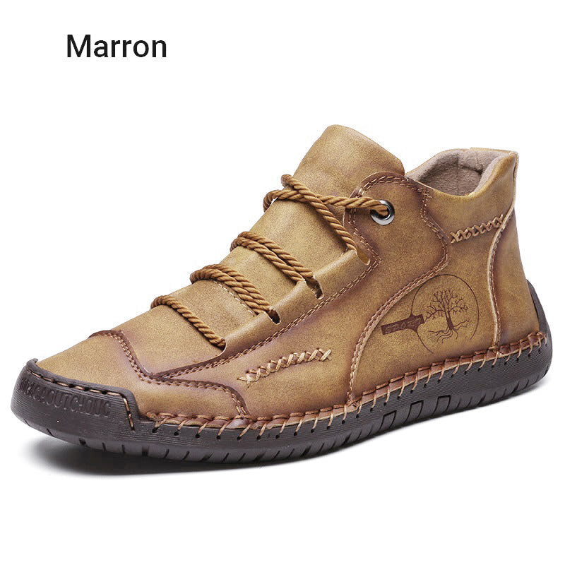 【Hecho a mano】Zapatos de exterior de cuero genuino🔥 50% OFF 🔥