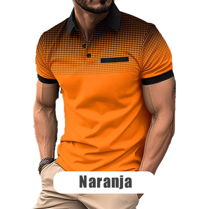 🔥50% OFF!!🔥Promoción para celebrar el aniversario🔥Camisa De Verano Con Solapa Para Hombre