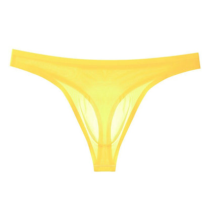 🔥Nuevo modelo en oferta🔥Tanga transparente sexy de seda de hielo ultrafina para hombre 【Compre 3 y obtenga 2 gratis】