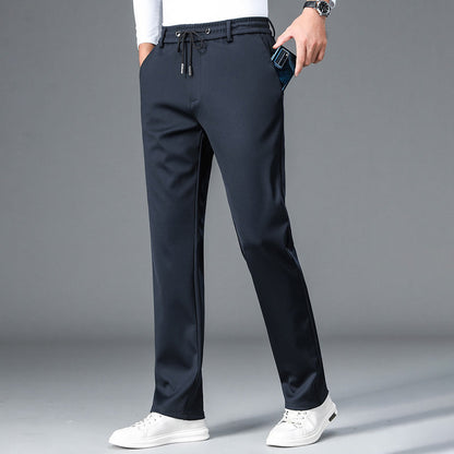 🔥HOT SALE 🔥Pantalones de deporte casual de algodón mercerizado elástico sin plancha para hombre【49% OFF】