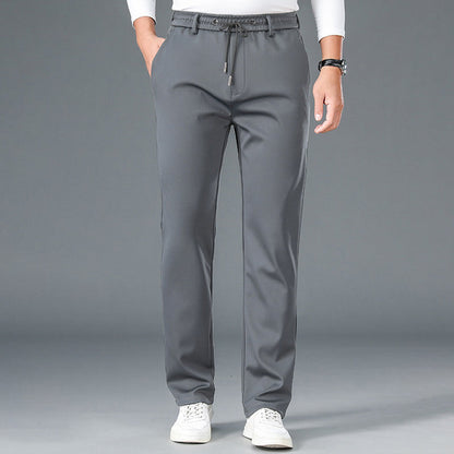 🔥HOT SALE 🔥Pantalones de deporte casual de algodón mercerizado elástico sin plancha para hombre【49% OFF】