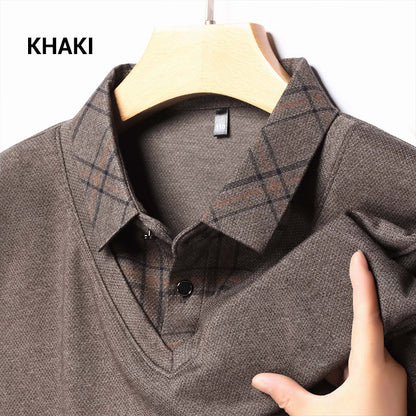 【49% OFF】Camisas Casuales de Manga Larga para Hombre de Dos Piezas