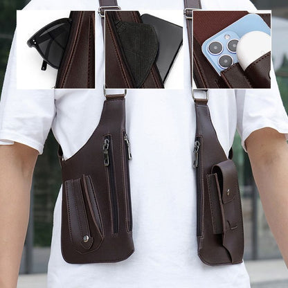🔥2025 NEW HOT SALE 🔥Bolso táctico antirrobo con múltiples bolsillos y doble bandolera
