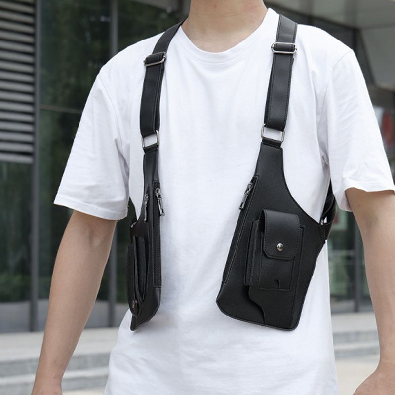 🔥2025 NEW HOT SALE 🔥Bolso táctico antirrobo con múltiples bolsillos y doble bandolera