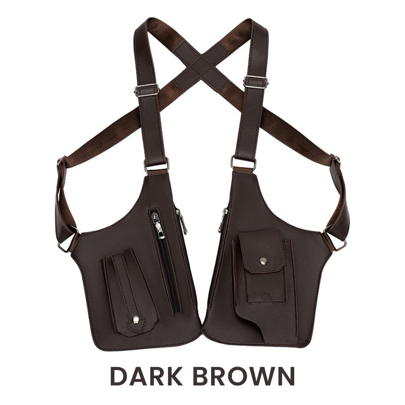 🔥2025 NEW HOT SALE 🔥Bolso táctico antirrobo con múltiples bolsillos y doble bandolera