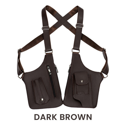 🔥2025 NEW HOT SALE 🔥Bolso táctico antirrobo con múltiples bolsillos y doble bandolera