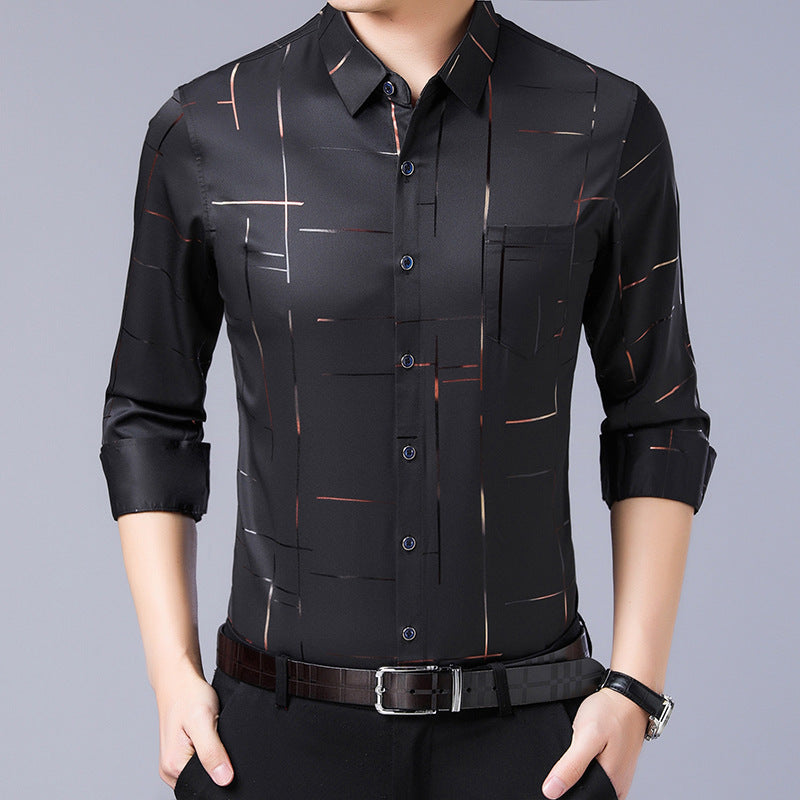 👔 SIEMPRE IMPECABLE | Camisa Antiarrugas para Hombre -50%
