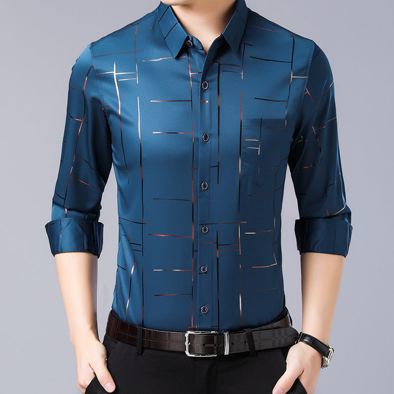 👔 SIEMPRE IMPECABLE | Camisa Antiarrugas para Hombre -50%