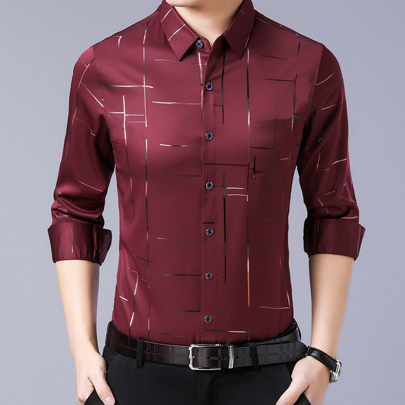 👔 SIEMPRE IMPECABLE | Camisa Antiarrugas para Hombre -50%